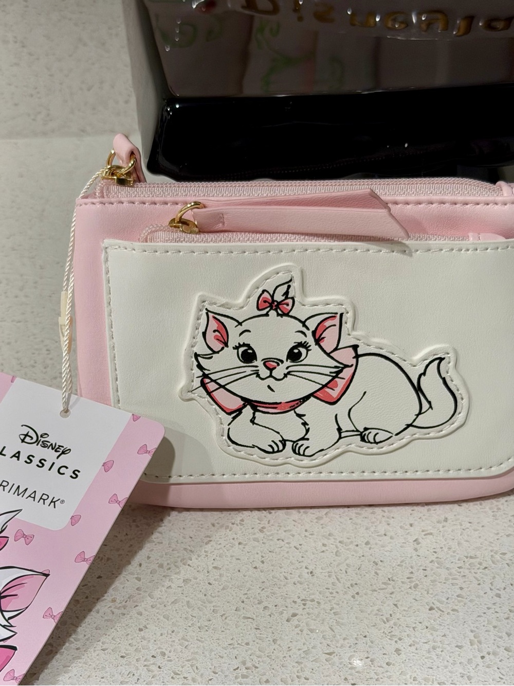 Disney The Aristocats “Marie” Cozy Slippers, and Primark Matching Wallet Bundle - Picture 4 of 5